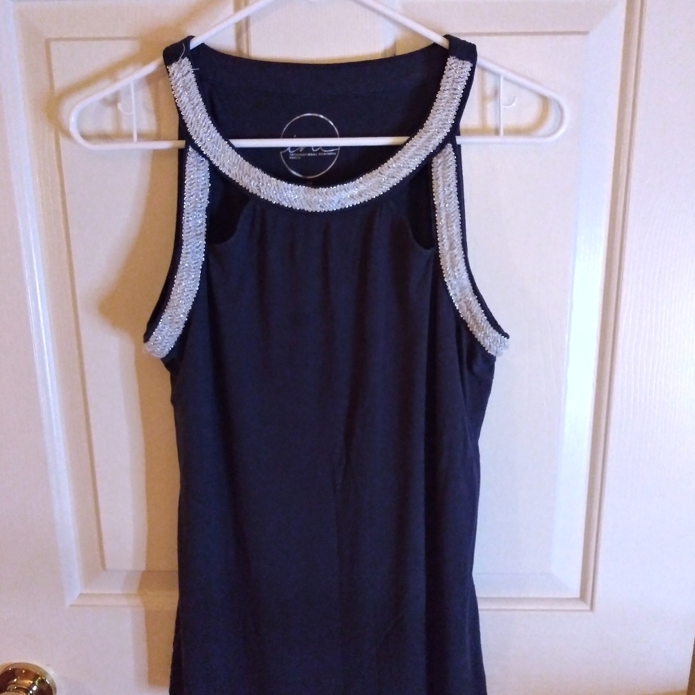 Faux gem stone embellsed top